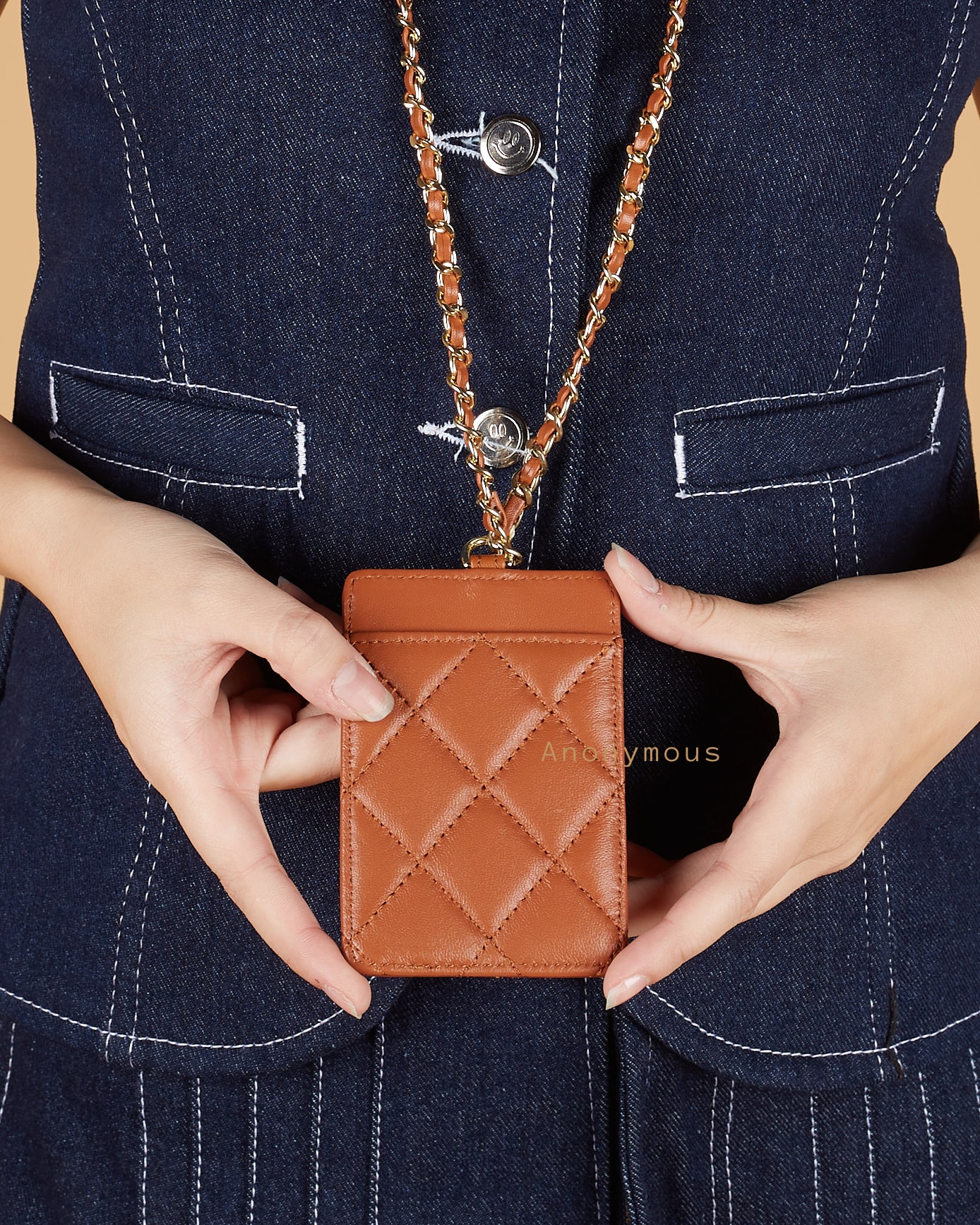 Anonymous Landyard Case W chain Leather
