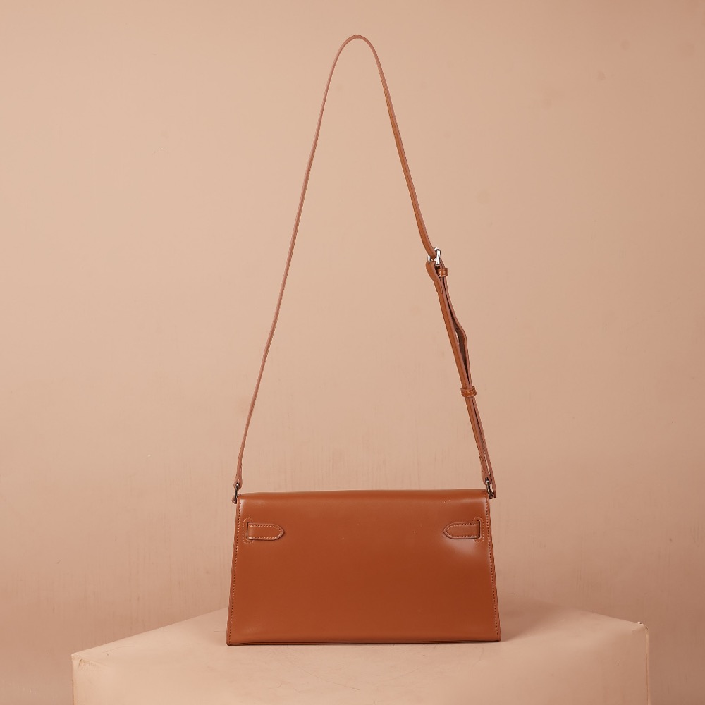Anonymous Brielle Double Straps Bag Bag 27.5 Box Leather No Brand (Tas Kulit)