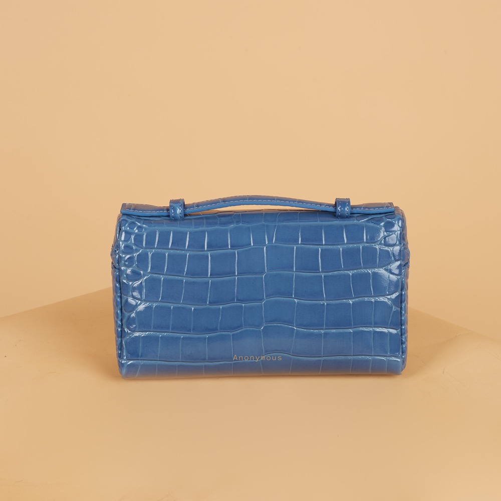 Anonymous Lola Bag L19 Croco Embosse Leather No Brand (Tas Kulit)
