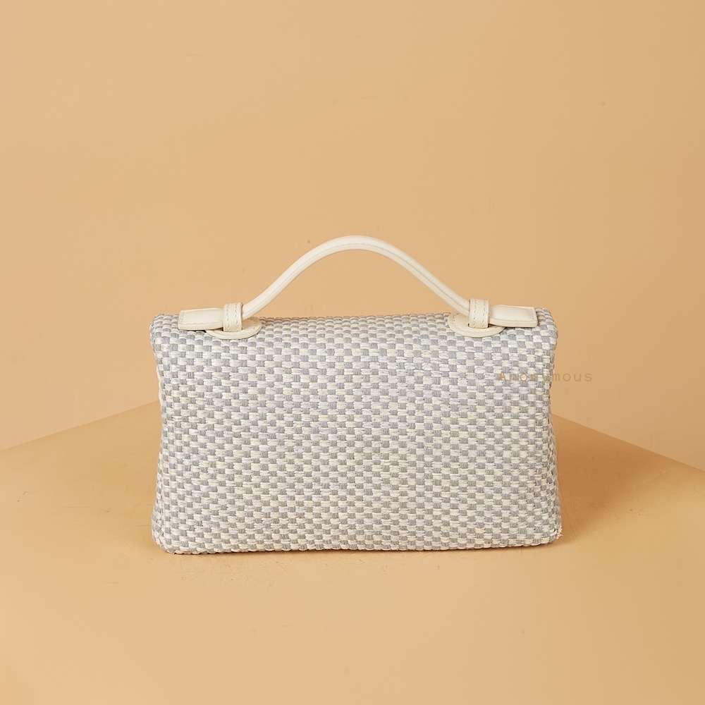 Lola Bag L19 Raffia Wool No Brand (Tas Kulit)