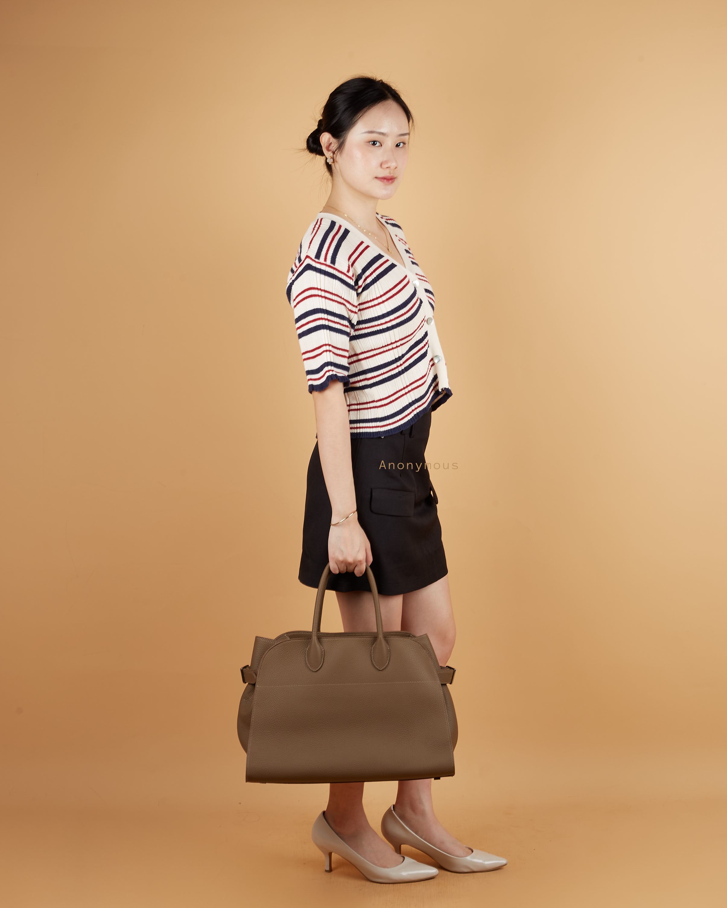 Anonymous Monthy Tote Bag 39 Togo Leather No Brand (Tas Kulit)
