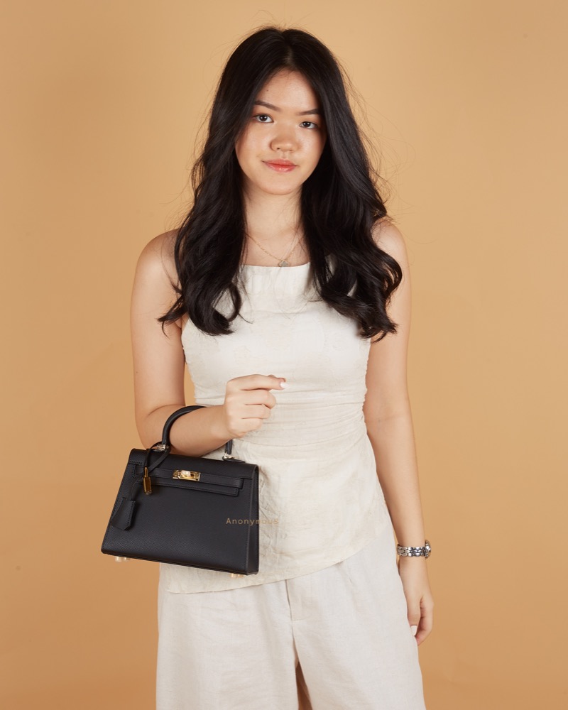 Anonymous Cara Bag k22 Taiga Leather No Brand (Tas Kulit)