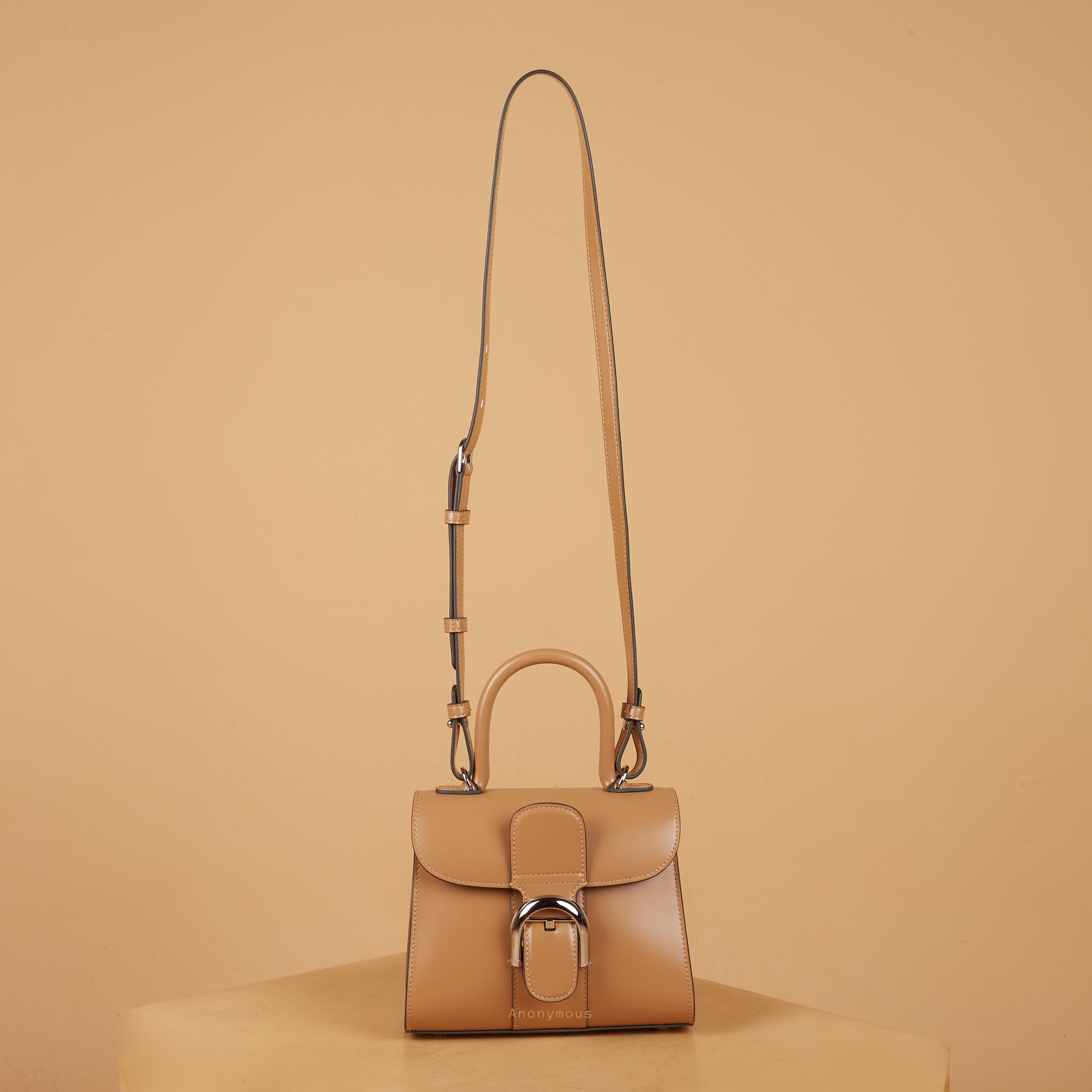 Anonymous Duma 19 Top Handle Box Leather No Brand (Tas Kulit)