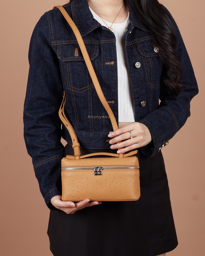 Anonymous Lola Bag L19 Ostrich No Brand (Tas Kulit)