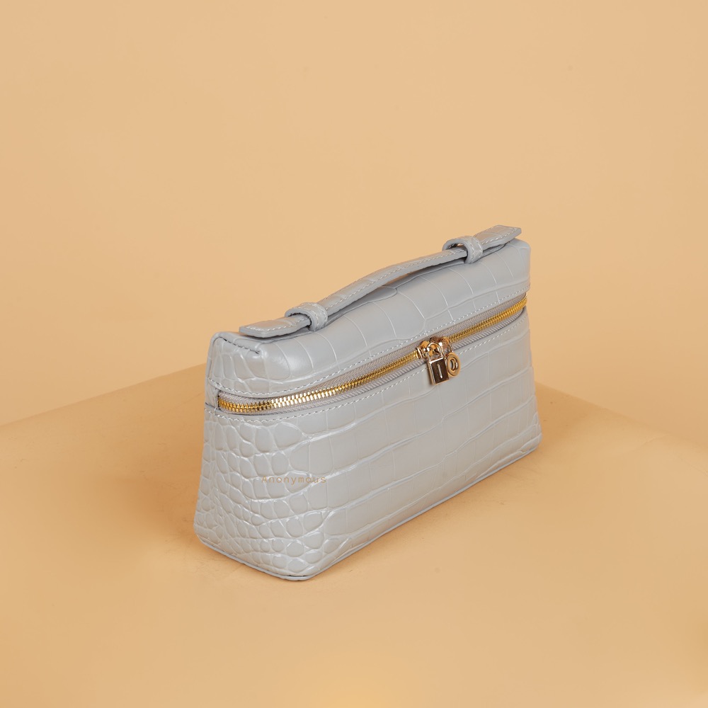 Anonymous Lola Bag L19 Croco Embosse Leather No Brand (Tas Kulit)