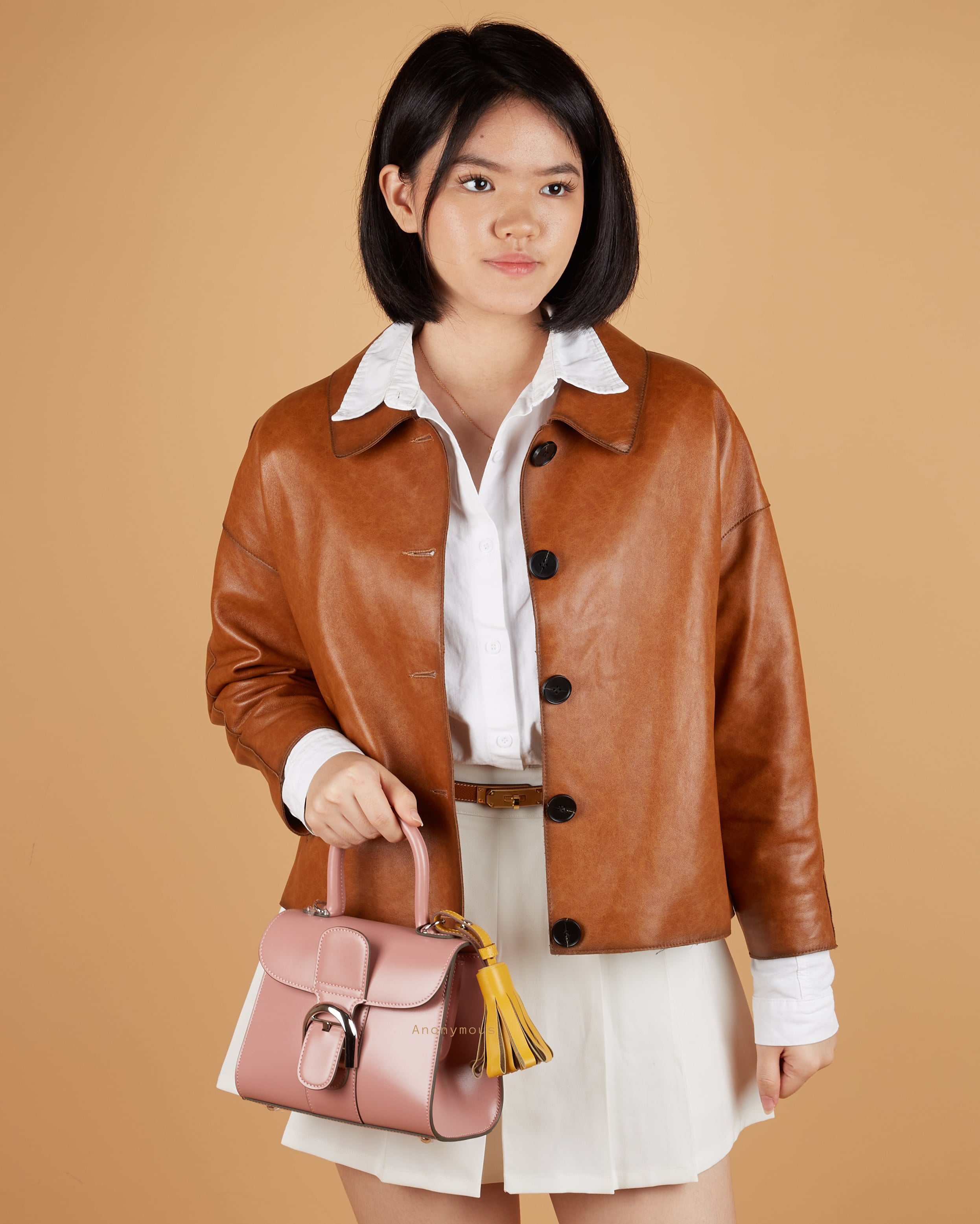 Anonymous Tassel Charm Leather No Brand (Gantungan Tas)