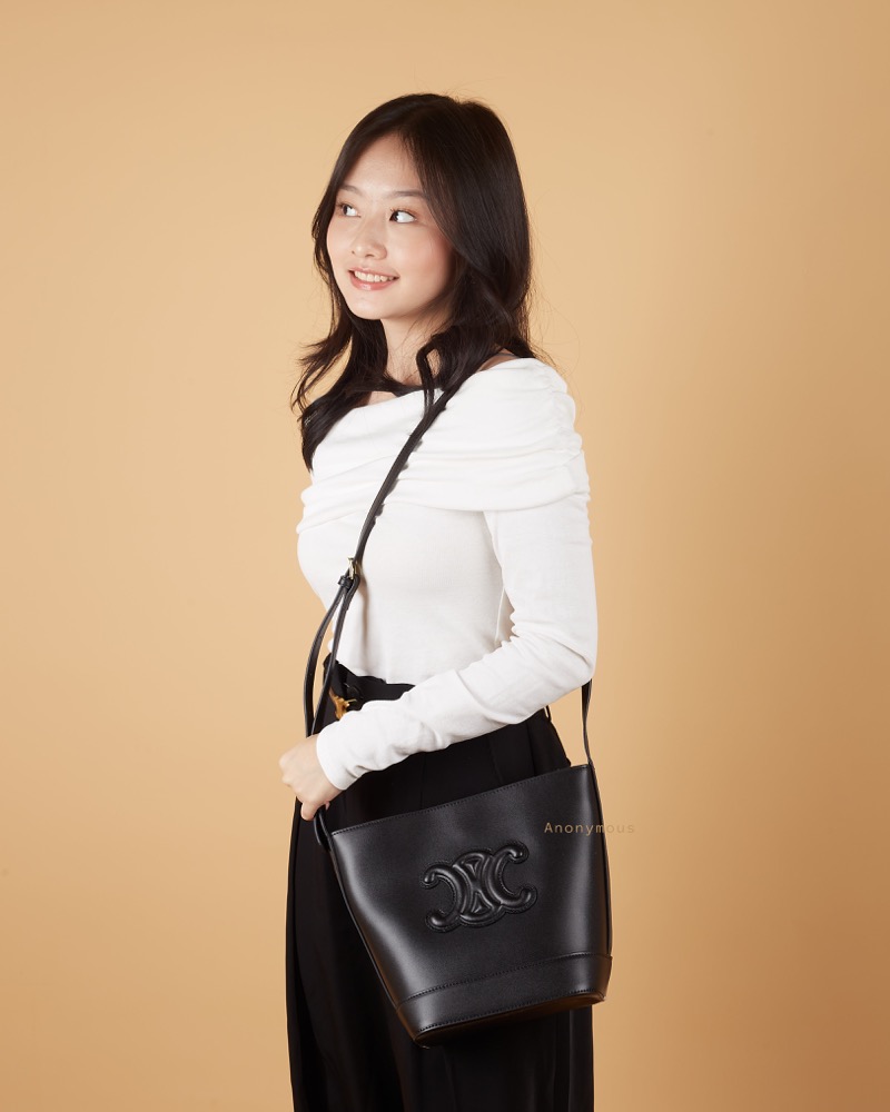 Anonymous Joline Bucket large bag swift leather No Brand (Tas Kulit)