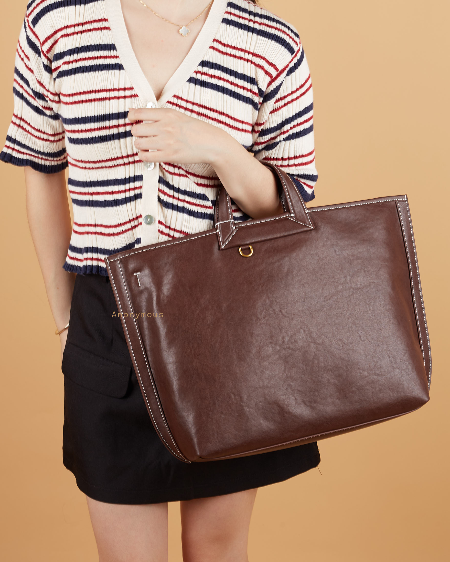 Anonymous Essy Large Leather Bag No Brand (Tas Kulit)