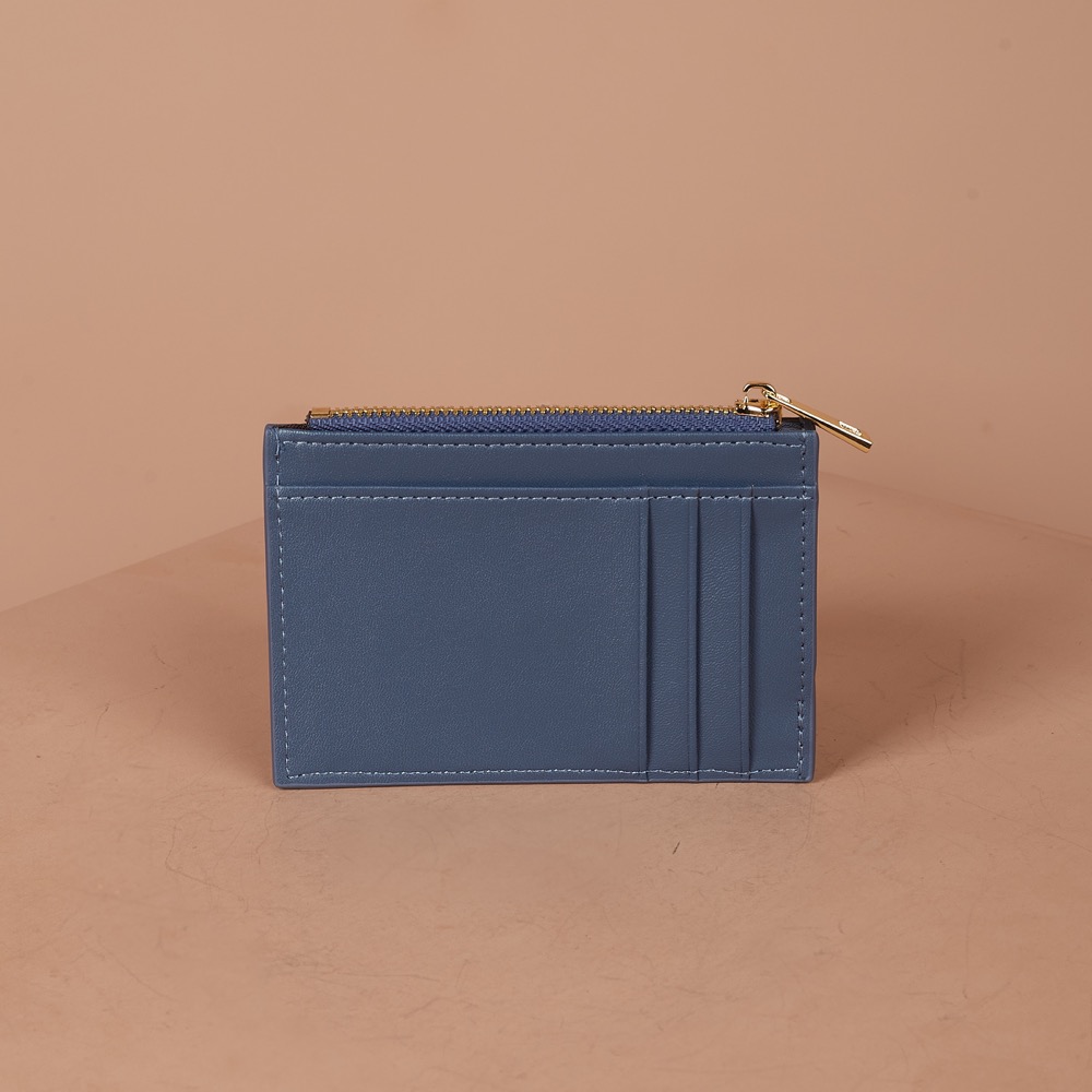 Anonymous Rossette Zipped Card Case Swift Leather No Brand (Dompet Kulit)