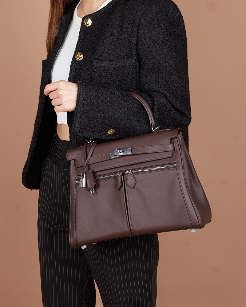 Anonymous Lakshmi Bag L28 Swift PHW (EST) No Brand (Tas Kulit)