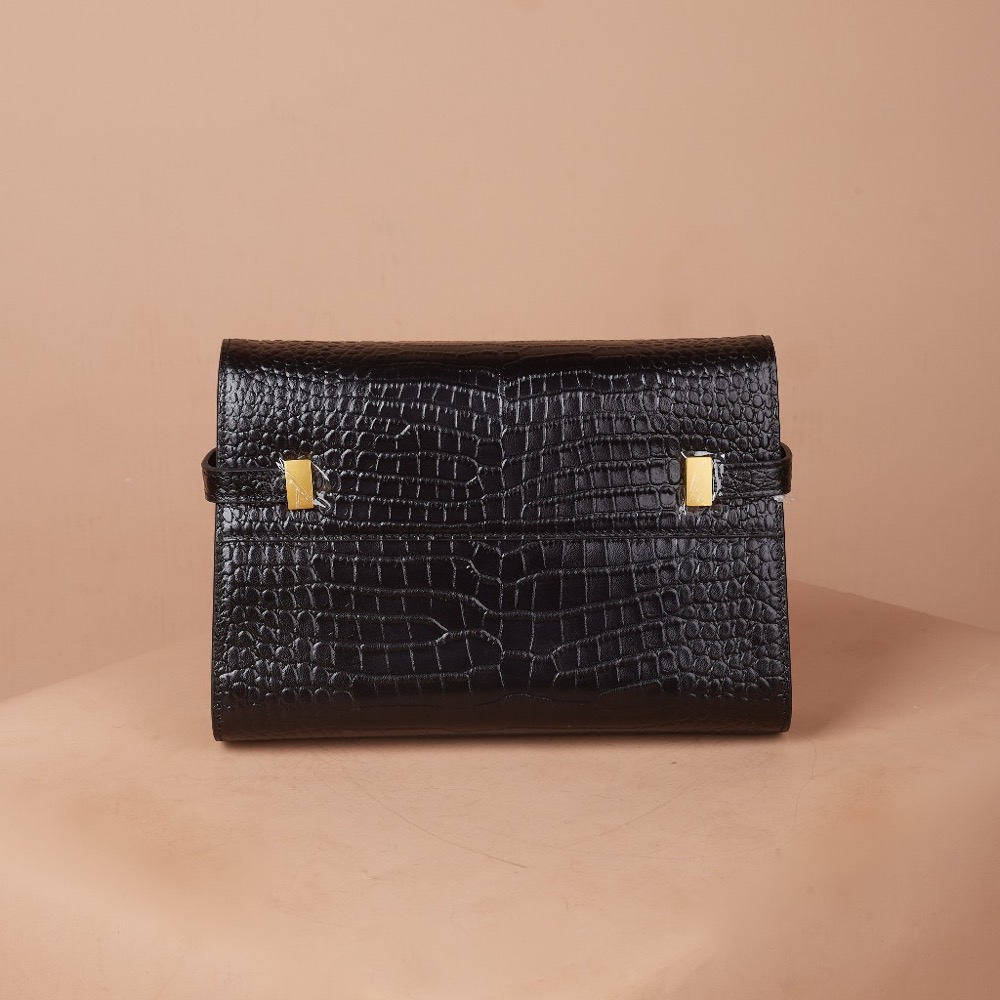 Anonymous Gotham Sling Bag Croco Embosse Leather No Brand (Tas Kulit)
