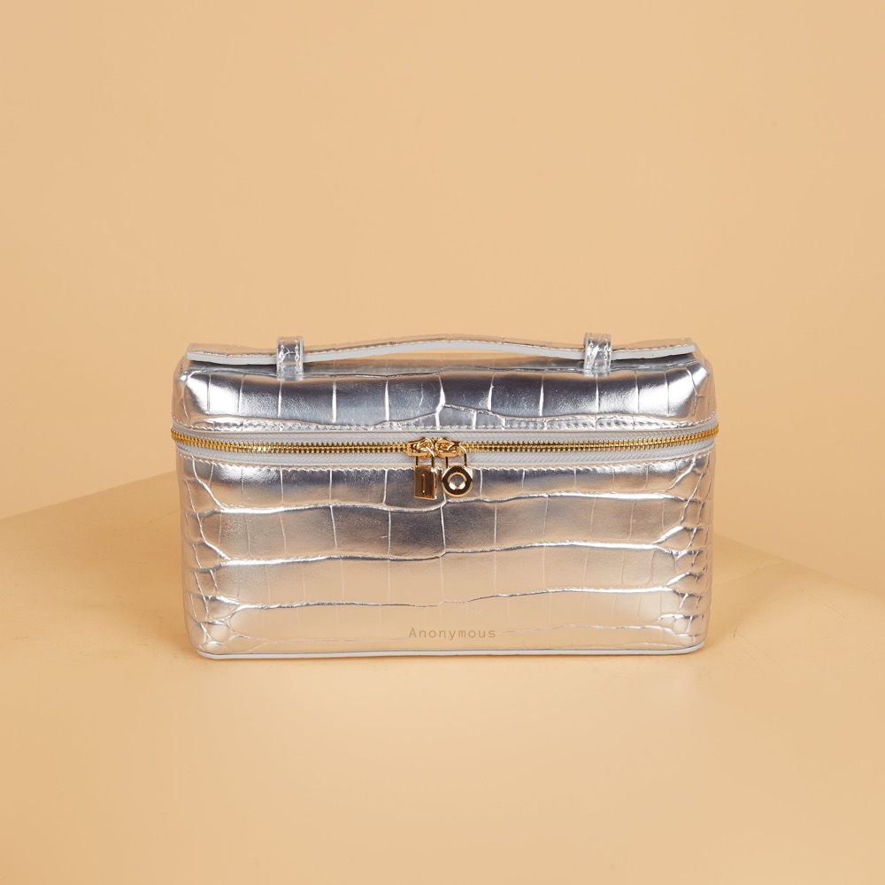 Anonymous Lola Bag L19 Croco Embosse Leather No Brand (Tas Kulit)