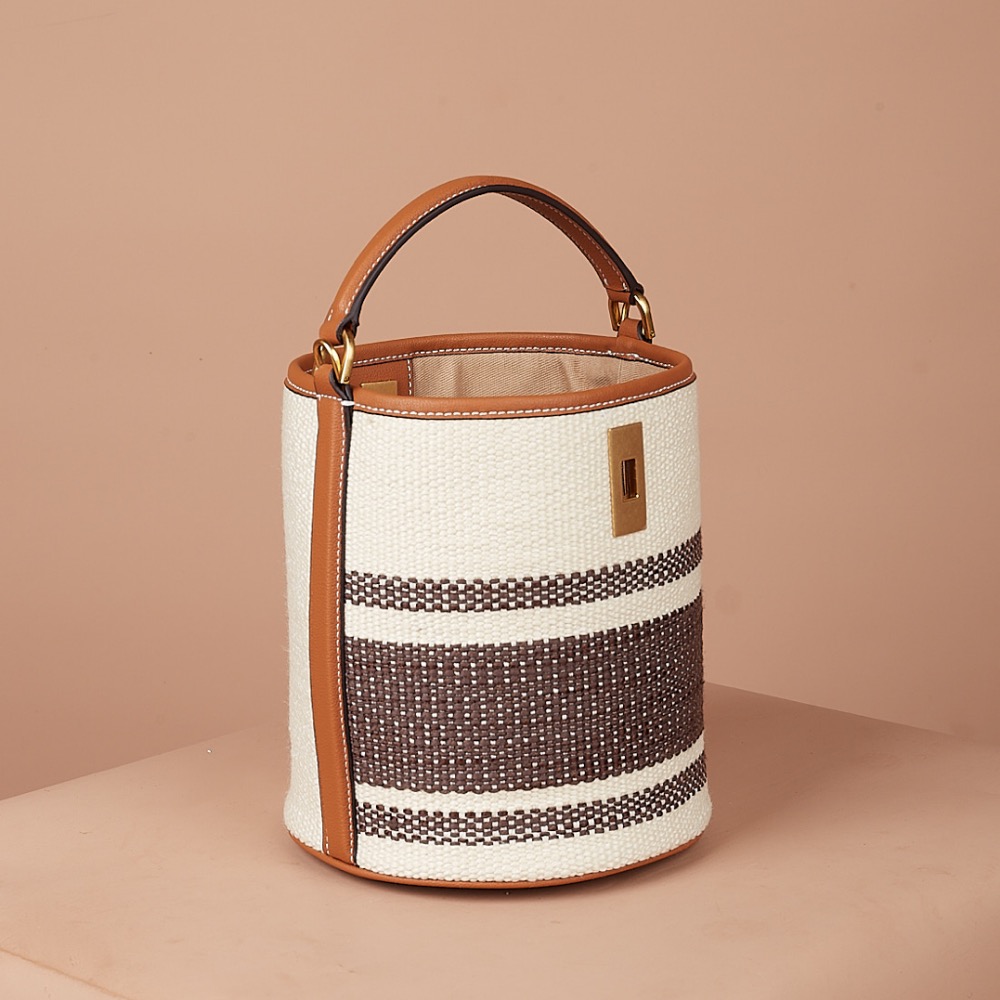 Anonymous Cammie Bucket Bag Tweed Small (No Brand)