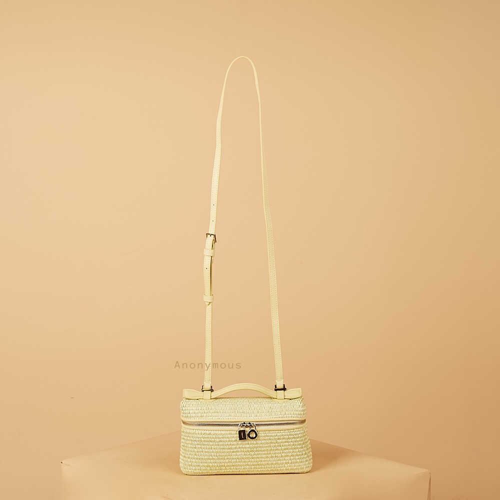 Anonymous Lola Bag L19 Raffia Leather No Brand (Tas Kulit)