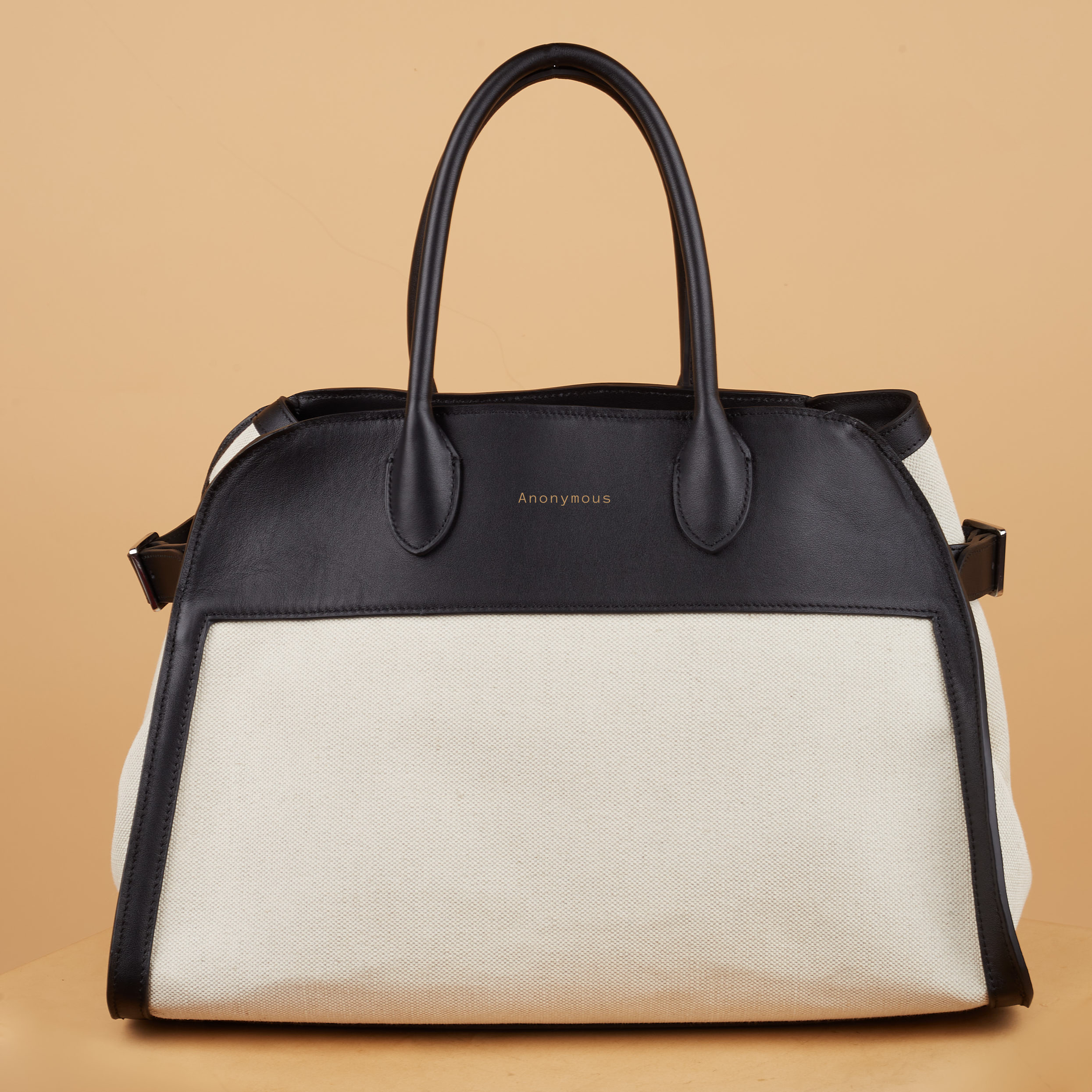 Anonymous Monthy Tote Bag 39 Leather Encru No Brand (Tas Kulit)