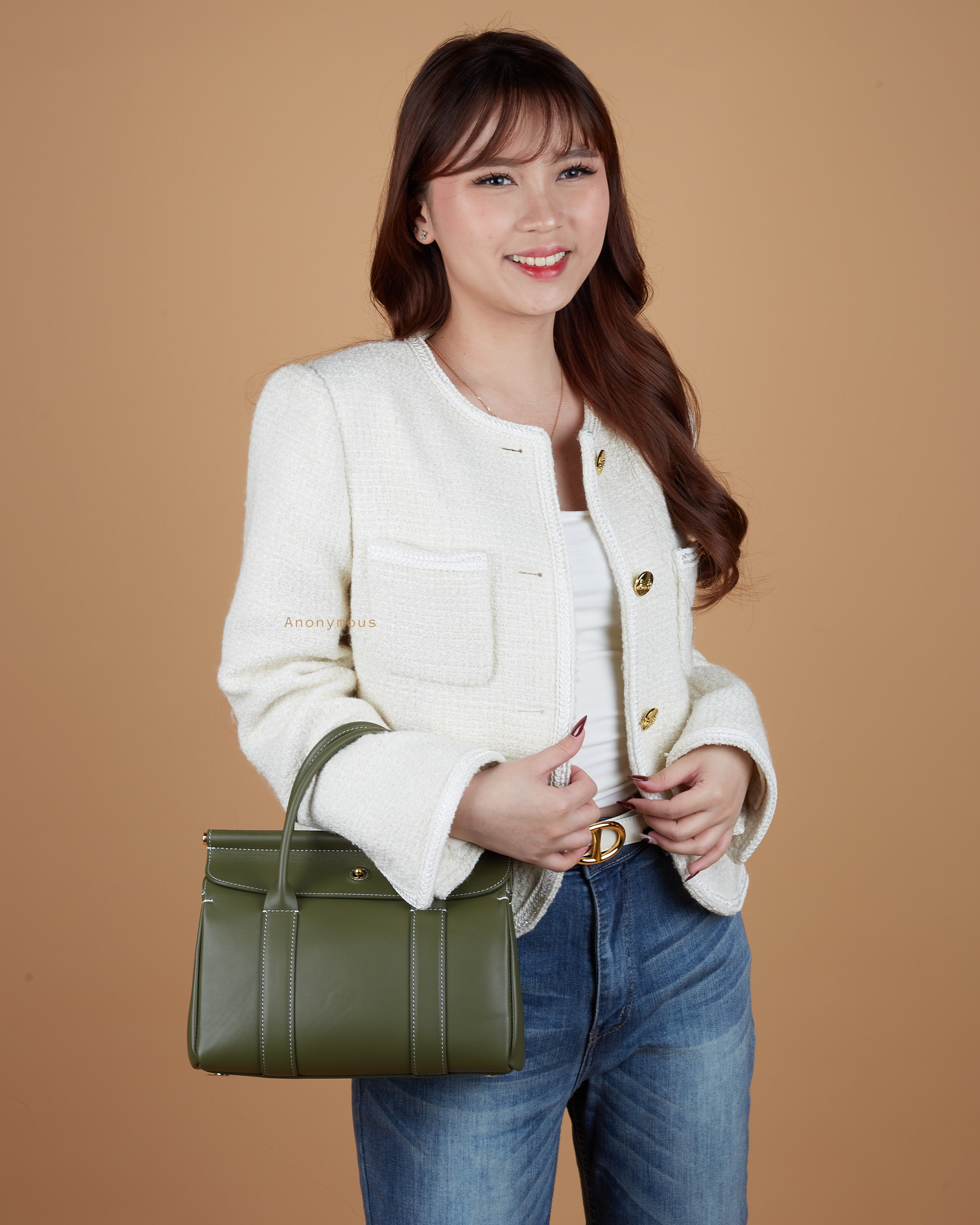 Anonymous Loomy 25 Swift Leather GHW No Brand (Tas Kulit)