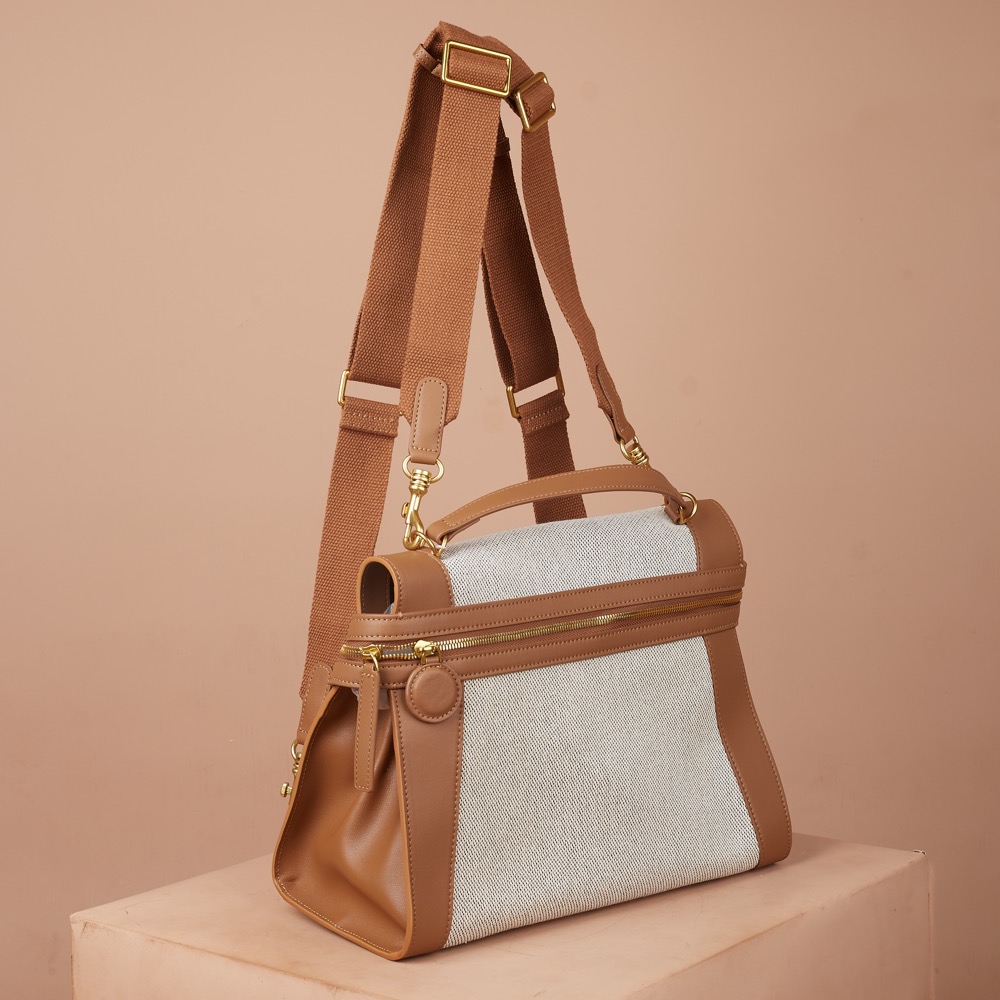 Anonymous Cilla Double Straps 32 Encru Swift Leather No Brand (Tas kulit)