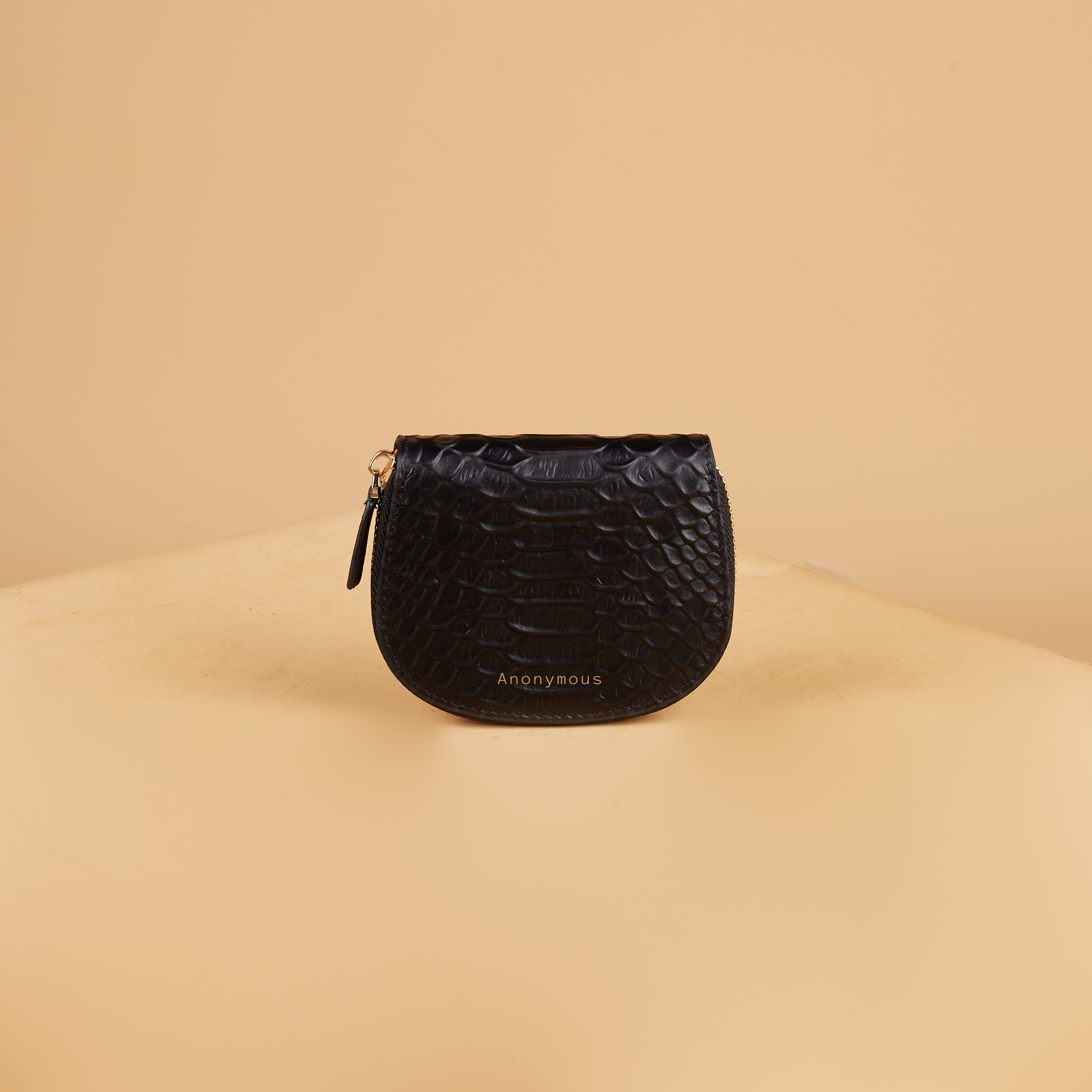 Anonymous Accordion Style Card Holder Python Embossed (Dompet Kulit)