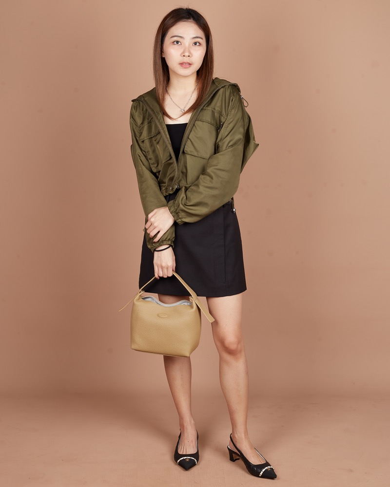 Anonymous Eloise Hobo Bag Grained Leather No Brand (Tas Kulit)