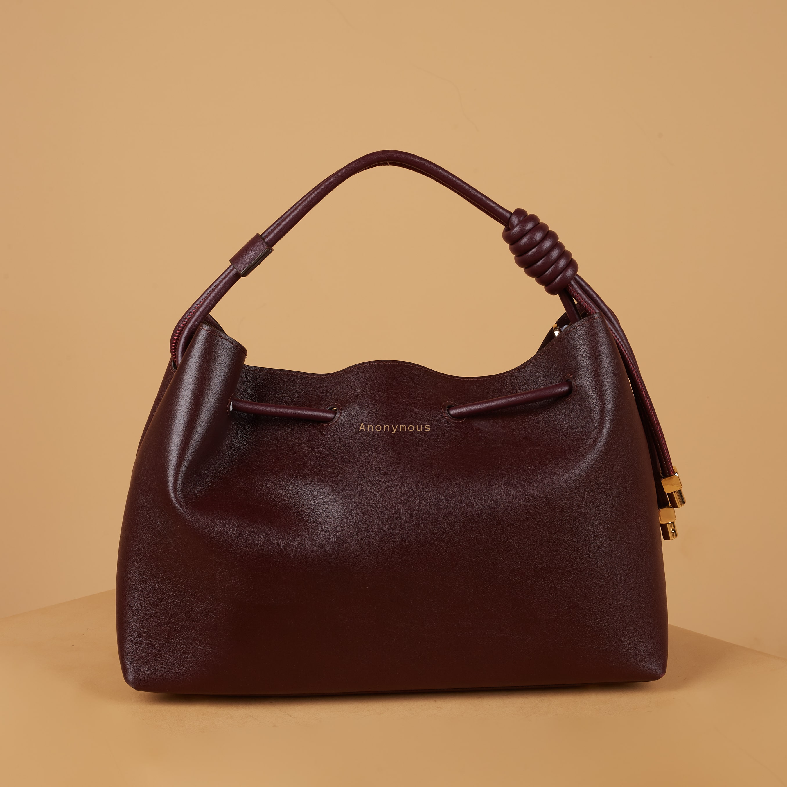 Anonymous Melia Drawsting Bag Leather No Brand (Tas Kulit)