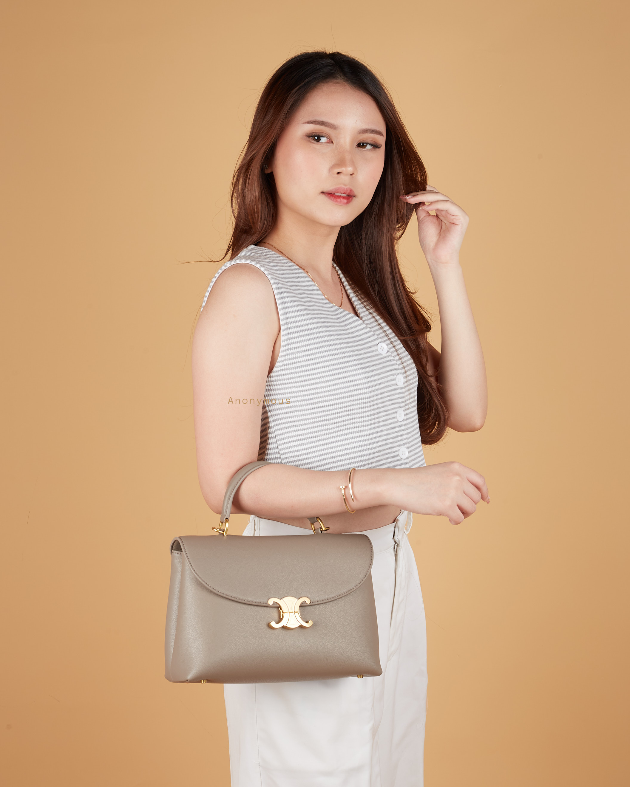 Anonymous Niky Tote Bag 25 Grained Leather