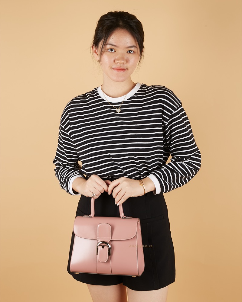 Anonymous Duma Top Handle Bag Box Leather No Brand (Tas Kulit)