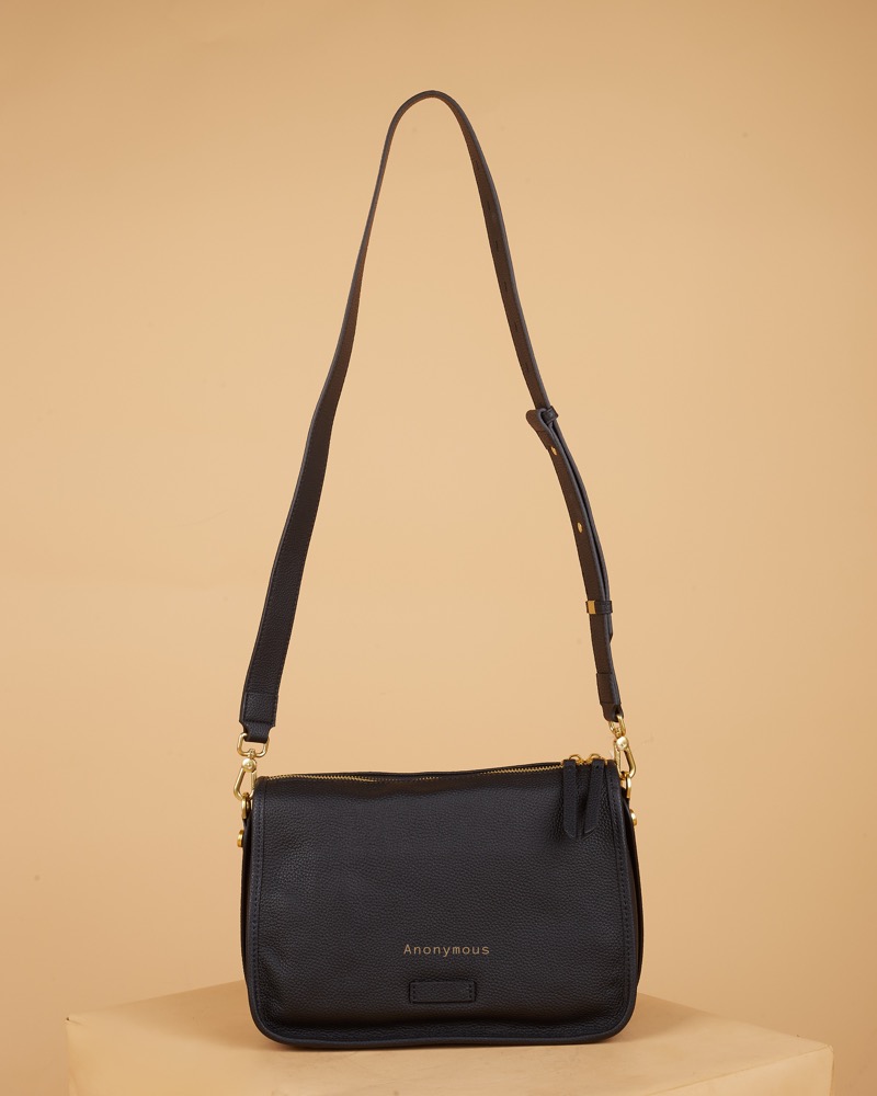 Anonymouse Vicky Messenger Bag Grained Leather No Brand (Tas Kulit)