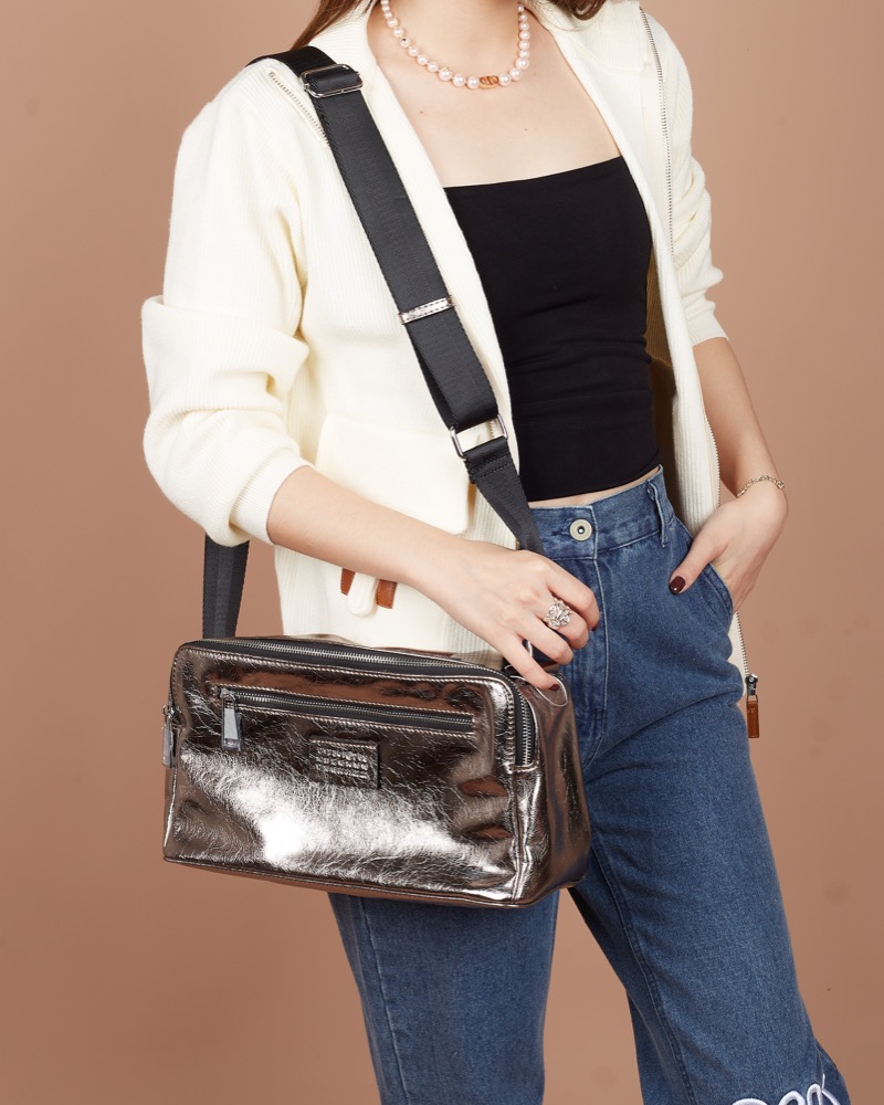 Anonymous Juno 30 Crossbody Bag Shiny Calfskin No Brand
