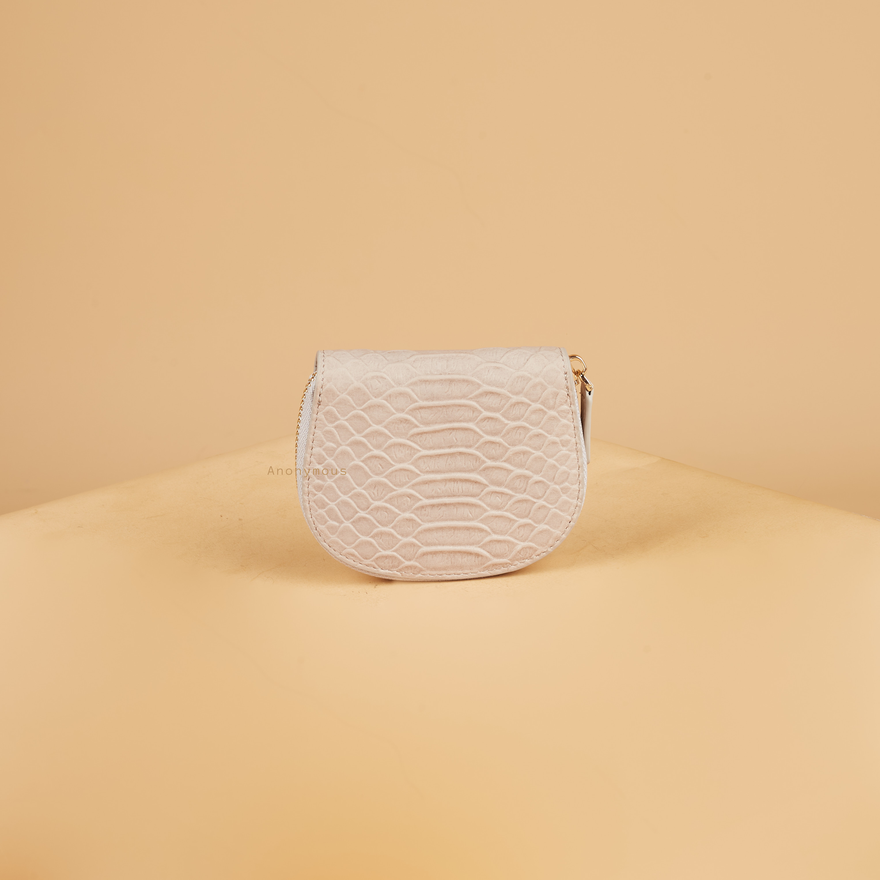 Anonymous Accordion Style Card Holder Python Embossed (Dompet Kulit)