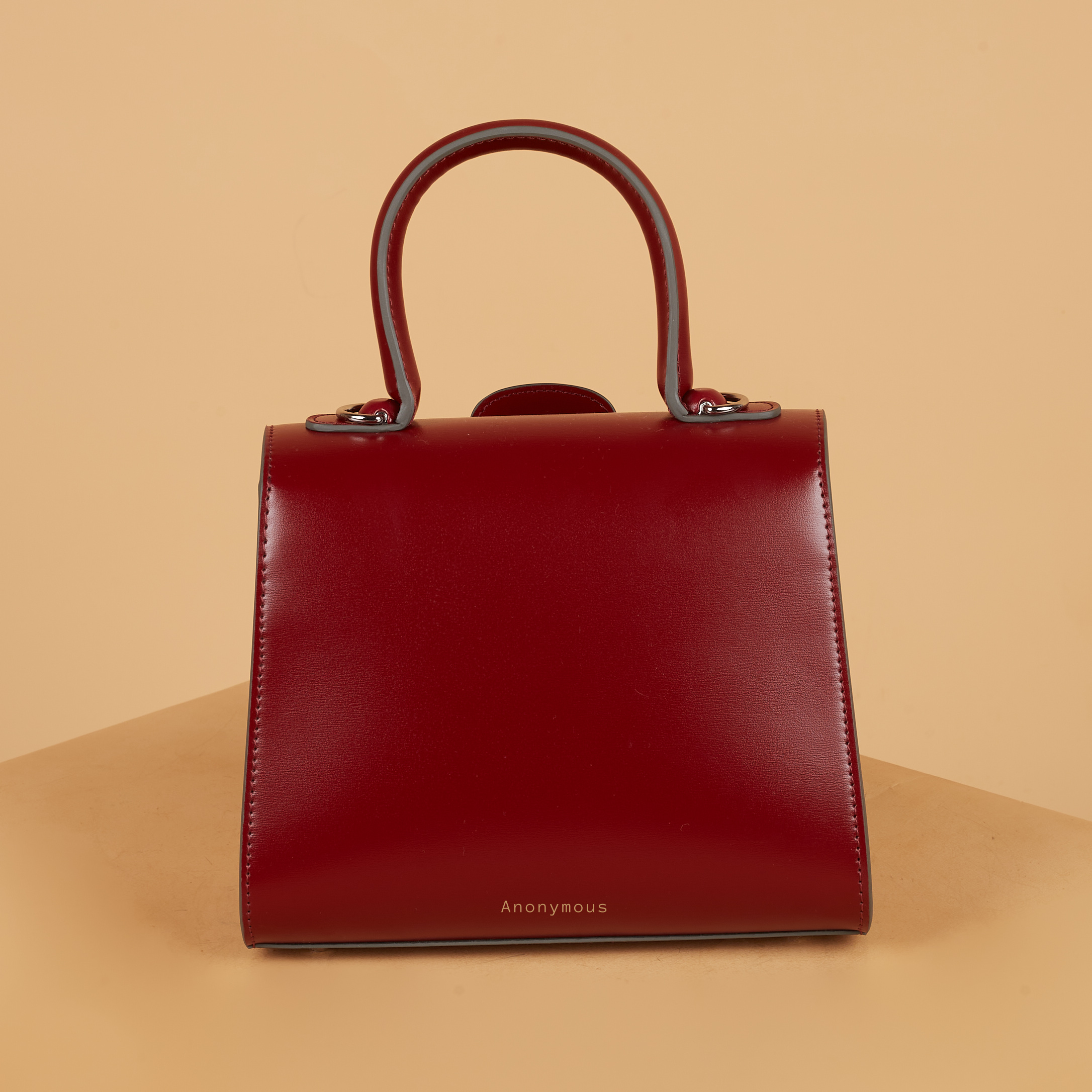 Anonymous Duma 19 Top Handle Box Leather No Brand (Tas Kulit)