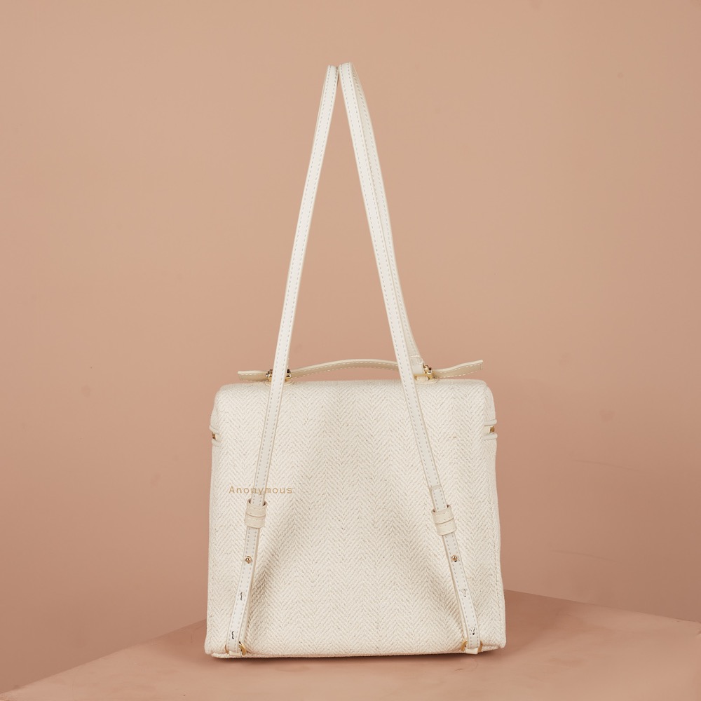 Anonymous Louise Back Pack L22 ZigZag Pattern GHW No Brand (Tas Kulit)