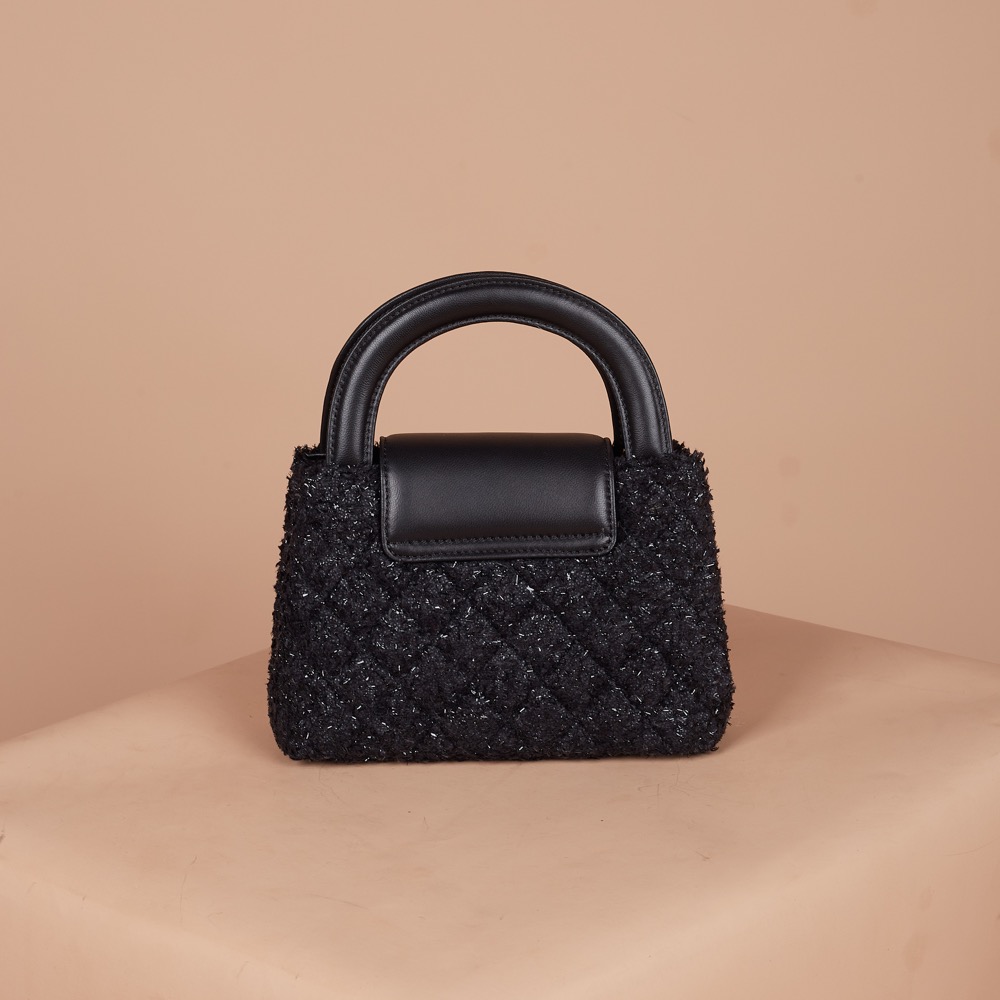 Anonymous Carla Tweed Wool Top Handle No Brand (Tas Kulit)