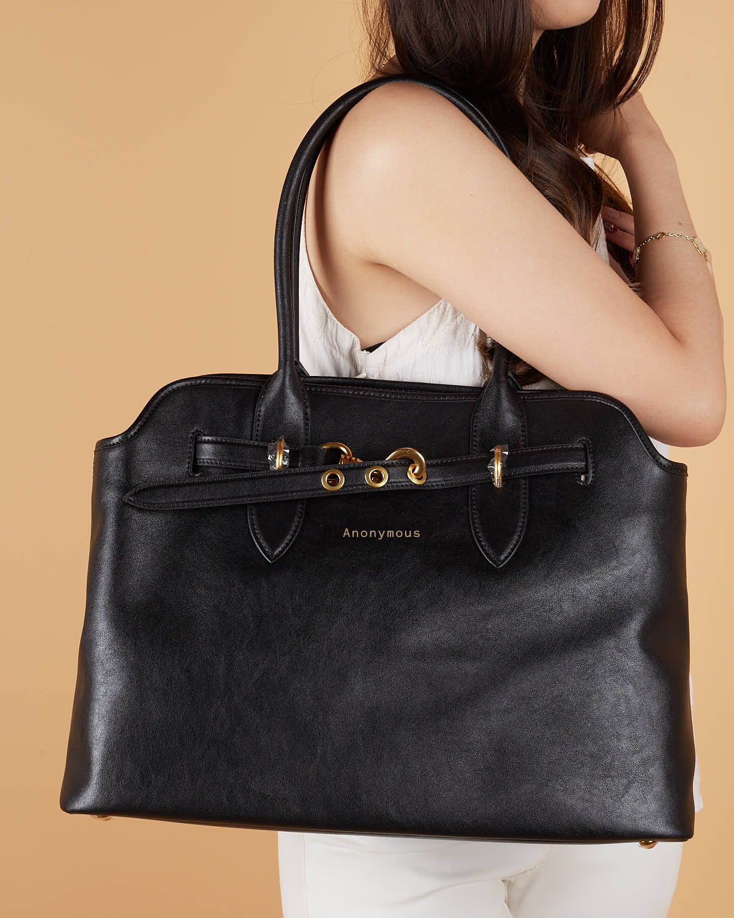 Anonymous Elliot Large Handbag Leather