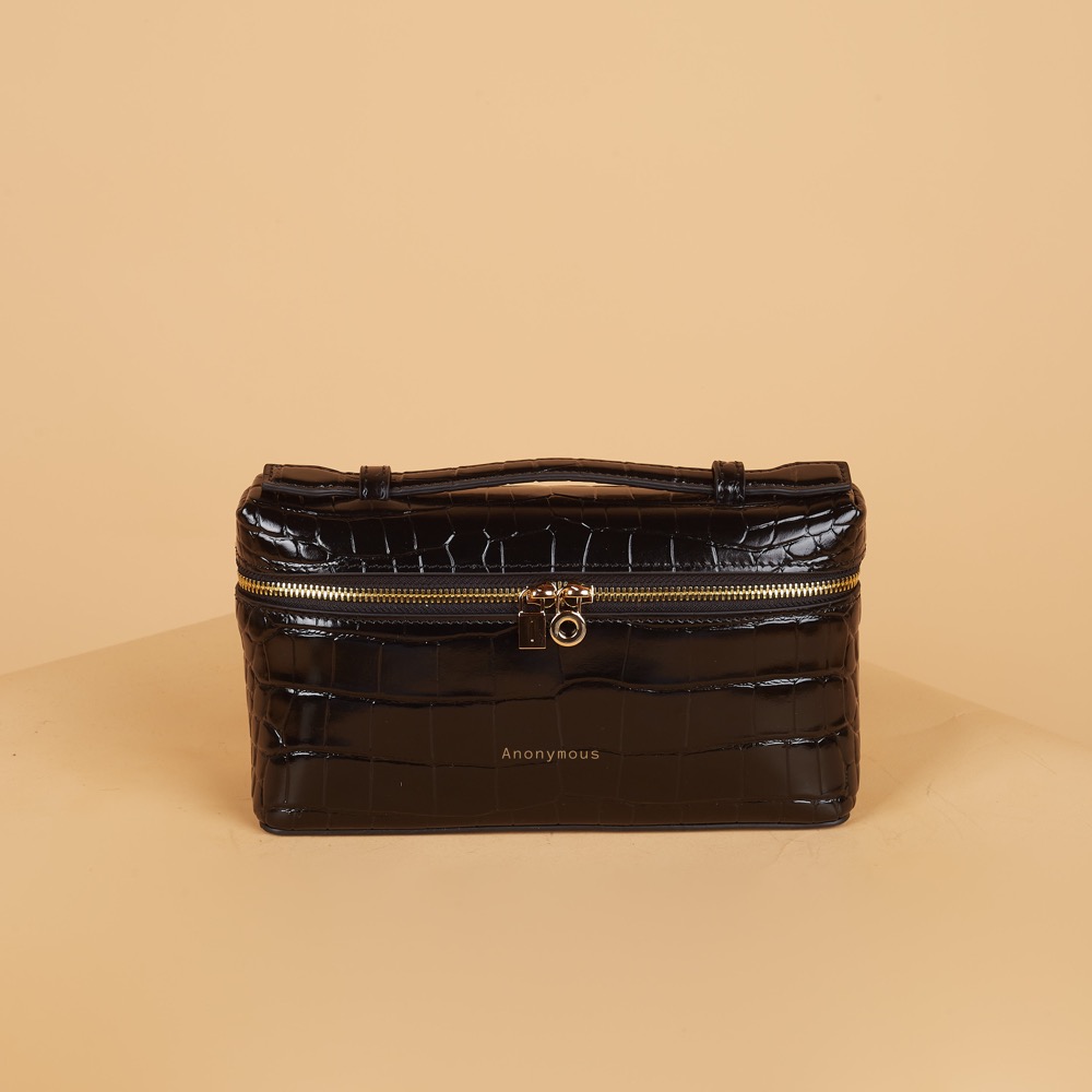 Anonymous Lola Bag L19 Croco Embosse Leather No Brand (Tas Kulit)