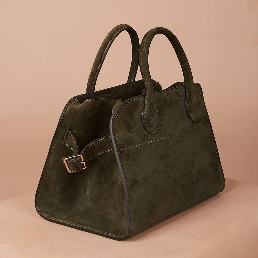Anonymous Monthy Tote Bag 26 Suede Leather No Brand (Tas Kulit)