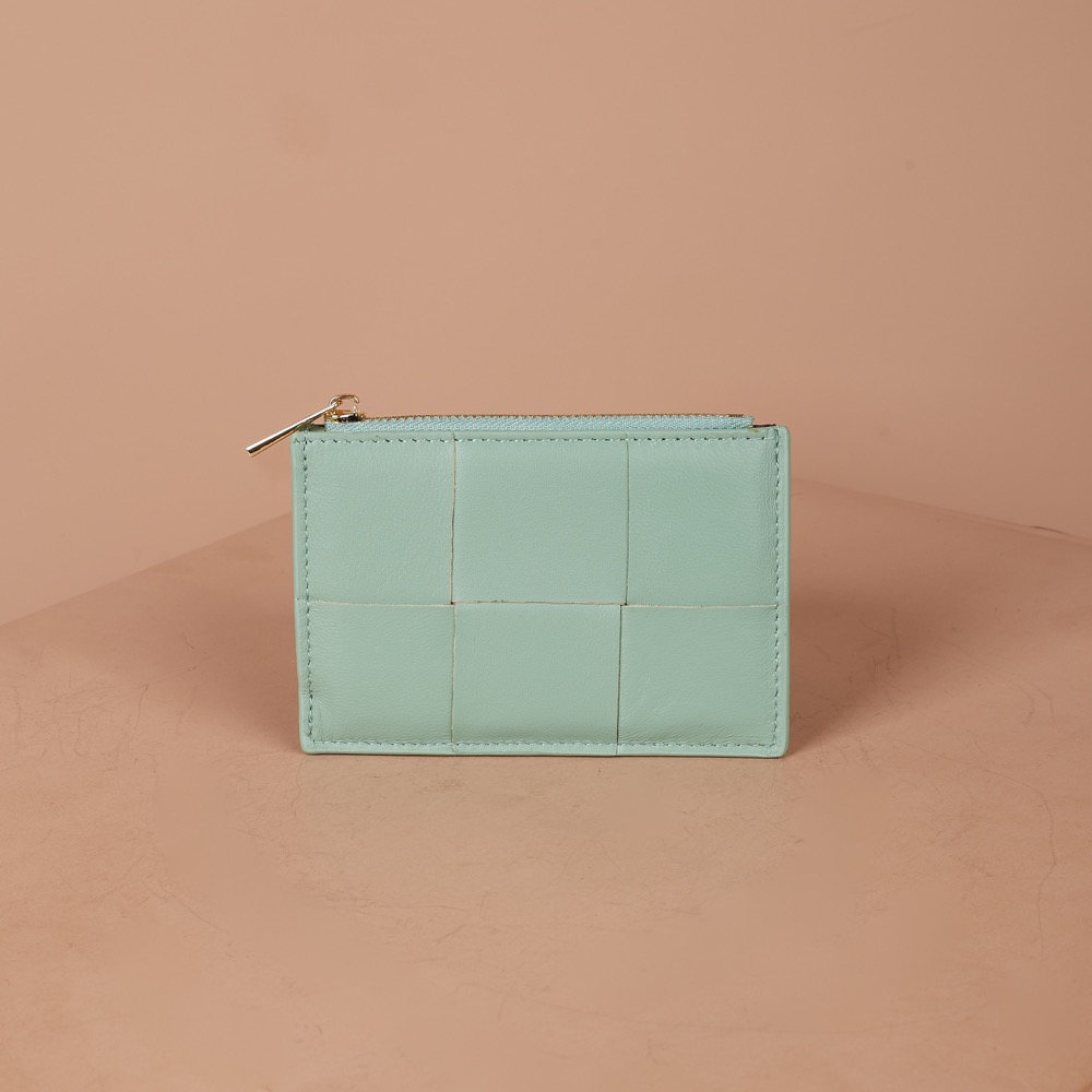 Anonymous Rossette Zipped Card Case Swift Leather No Brand (Dompet Kulit)