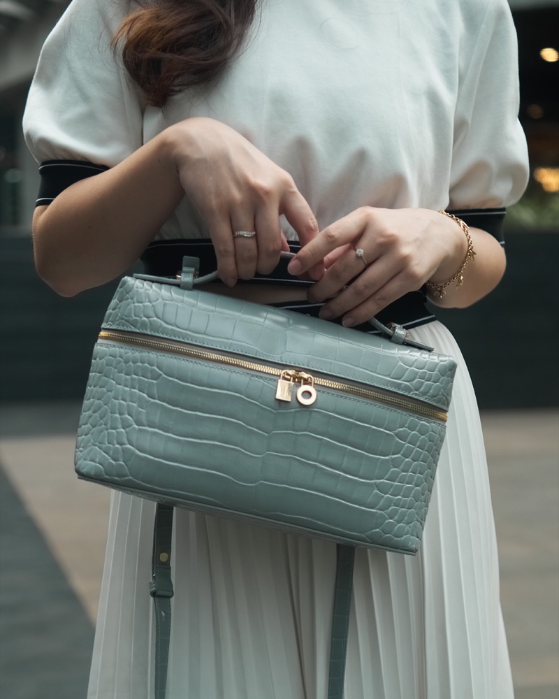 Anonymous Lola Bag L27 Croco Embosse No Brand (Tas Kulit)