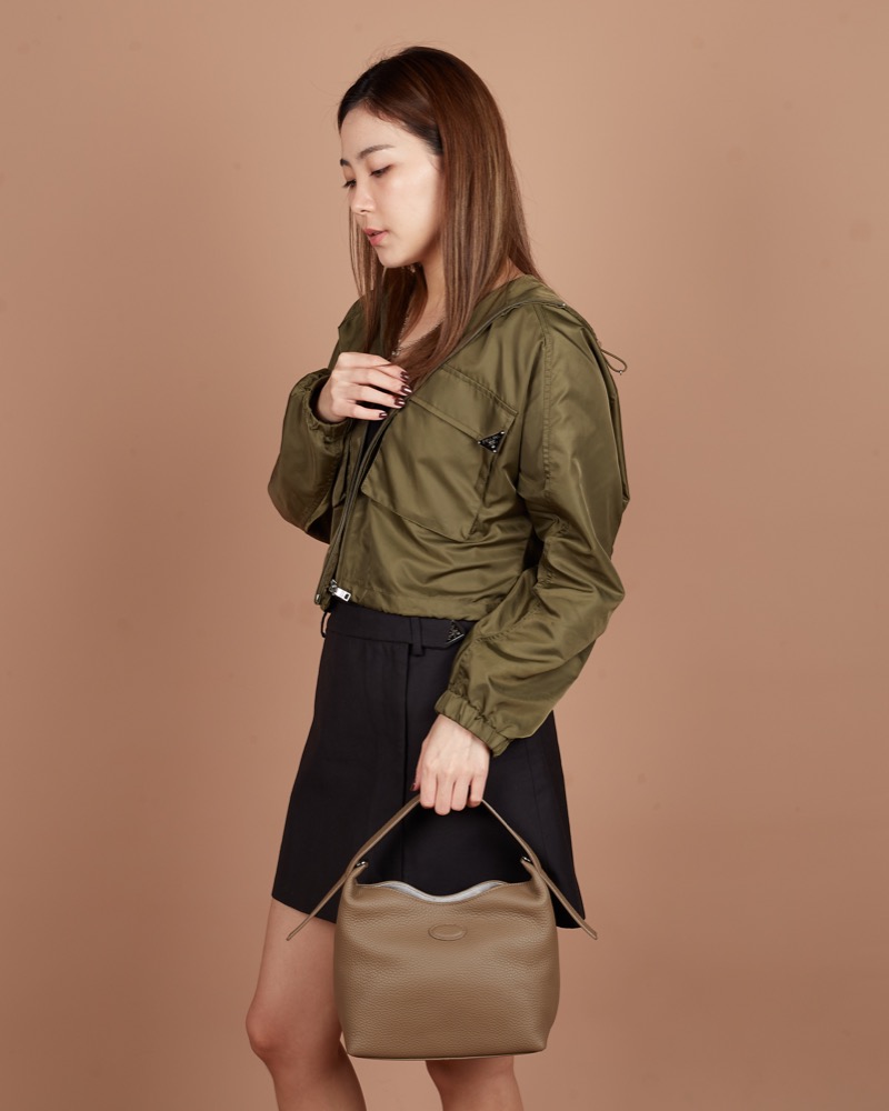 Anonymous Eloise Hobo Bag Grained Leather No Brand (Tas Kulit)