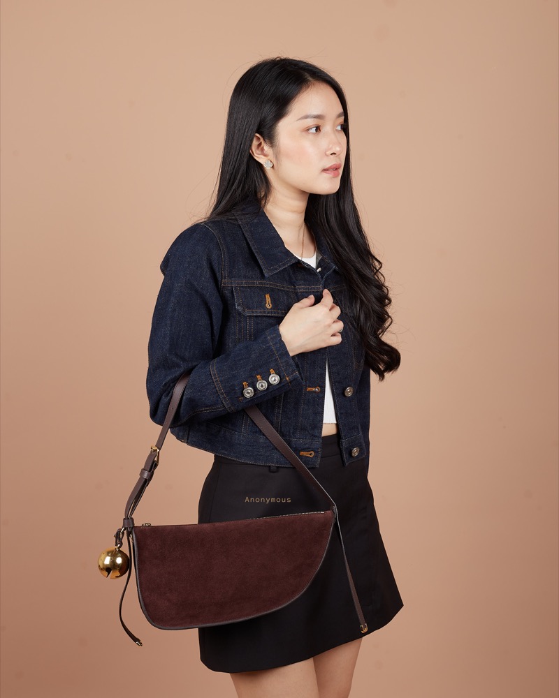 Anonymous Hestia Shoulder Bag Suede No Brand (Tas Kulit)