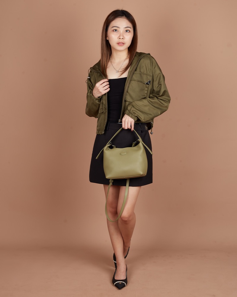 Anonymous Eloise Hobo Bag Grained Leather No Brand (Tas Kulit)