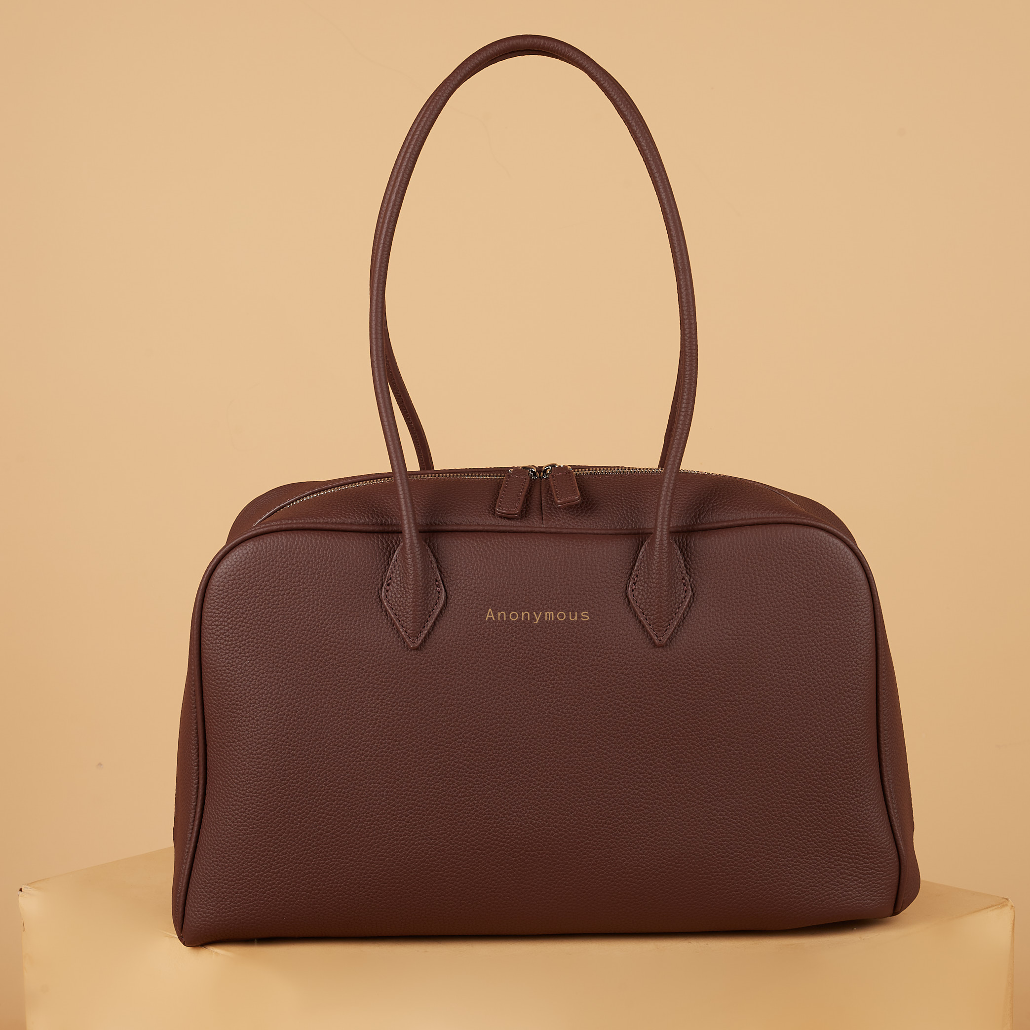 Anonymous Vivien Tote bag Grained Leather No Brand (Tas Kulit)