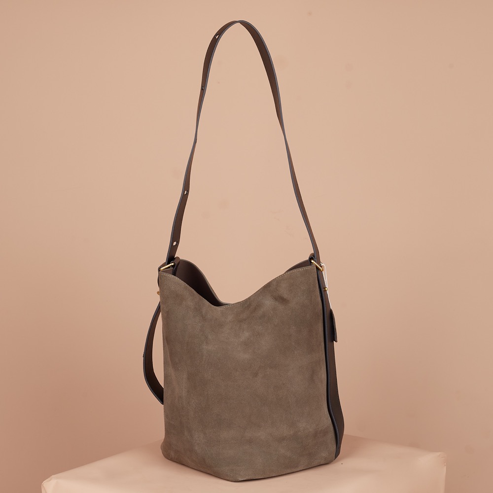 Anonymous Caine Bucket Bag Suede Leather No Brand (Tas Kulit)