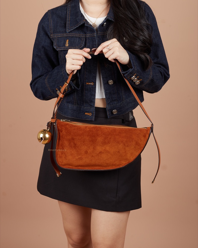 Anonymous Hestia Shoulder Bag Suede No Brand (Tas Kulit)
