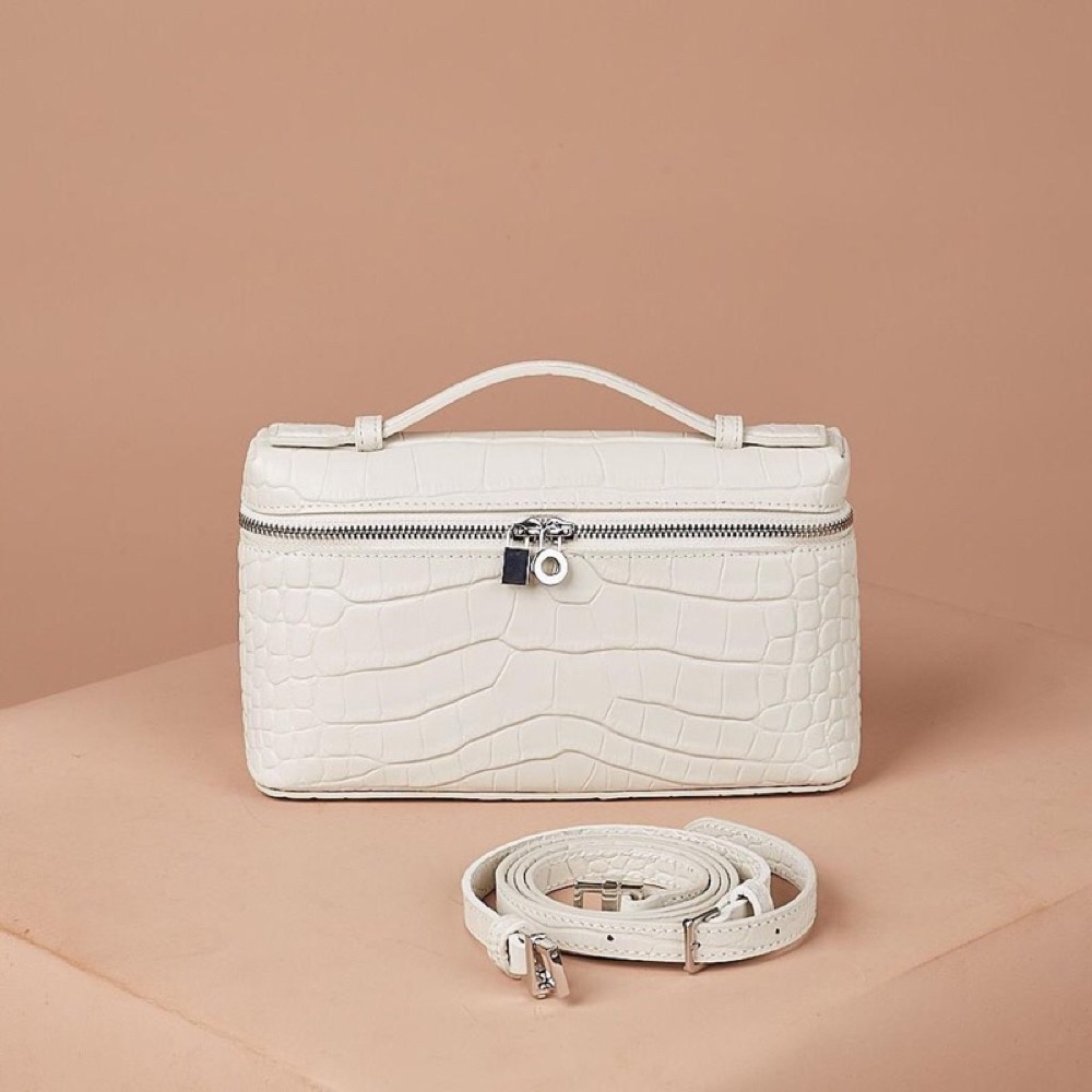 Anonymous Lola Bag L19 Croco Embosse Leather No Brand (Tas Kulit)