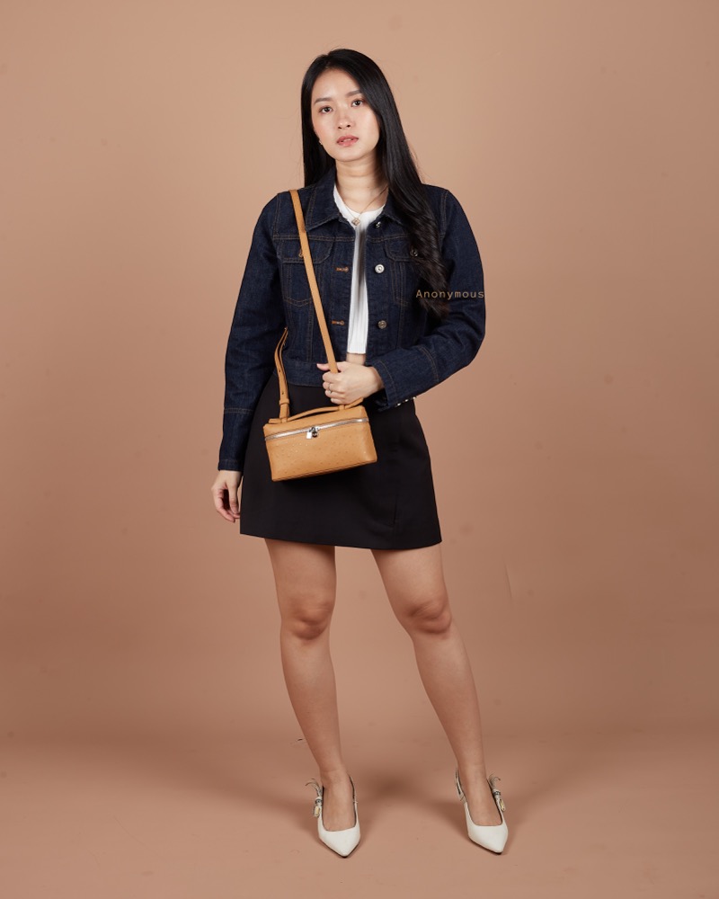 Anonymous Lola Bag L19 Ostrich No Brand (Tas Kulit)