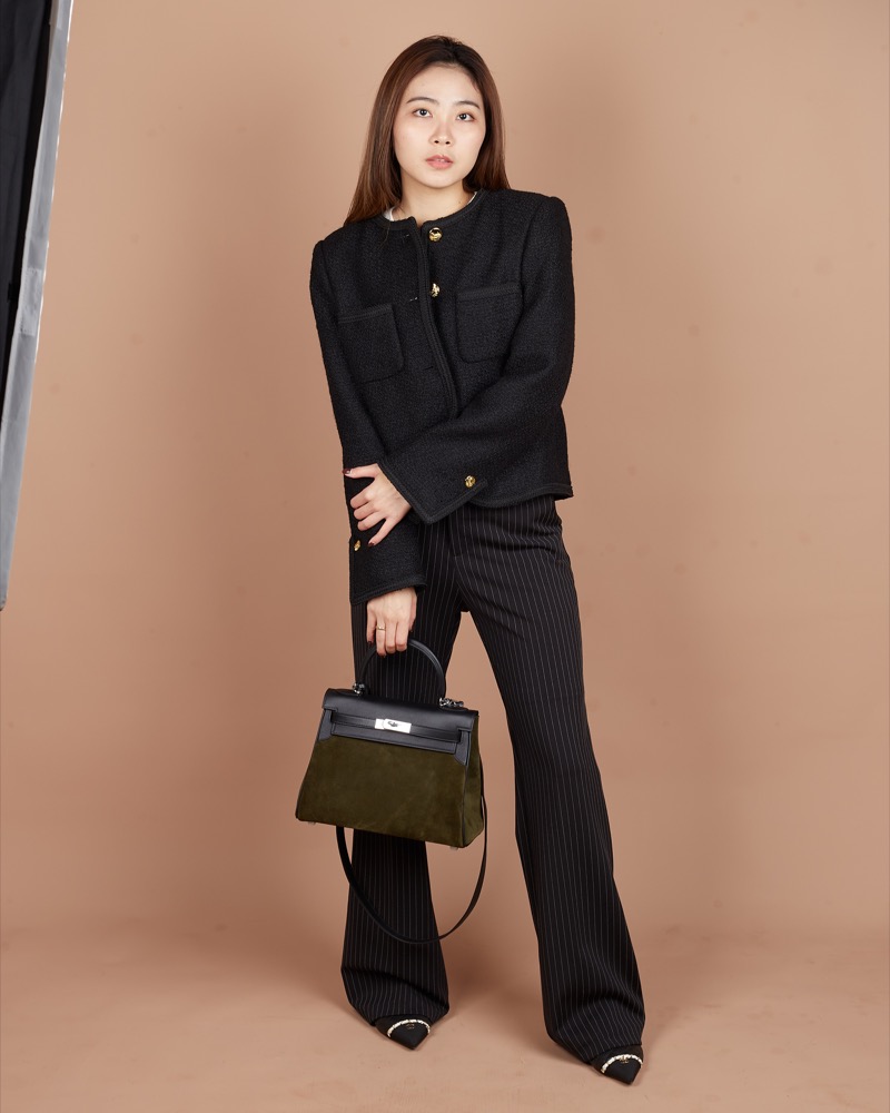 Anonymous Cara Bag K28 Swift Suede Leather GHW No Brand (Tas Kulit)