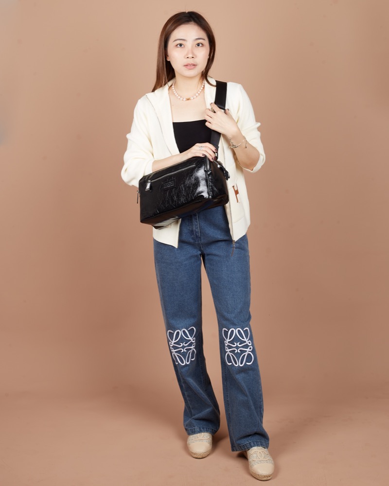 Anonymous Juno 30 Crossbody Bag Shiny Calfskin No Brand