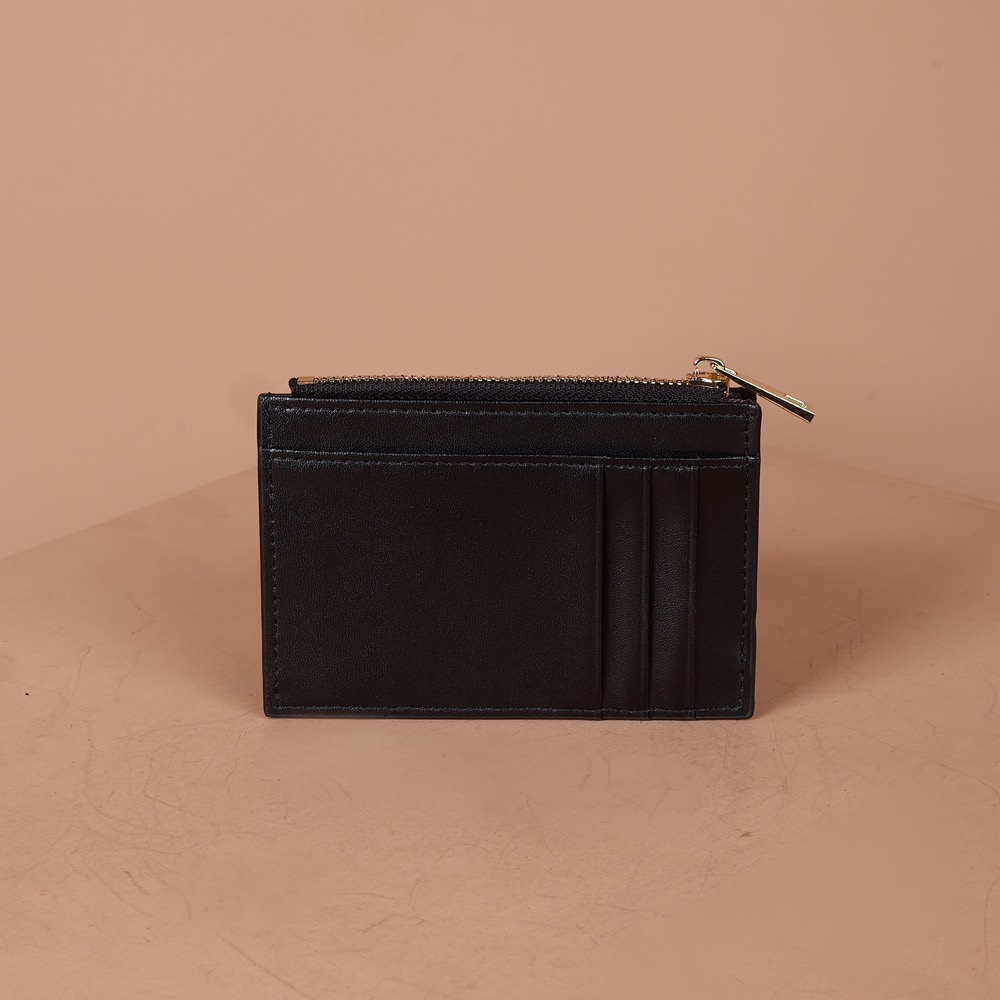 Anonymous Rossette Zipped Card Case Swift Leather No Brand (Dompet Kulit)