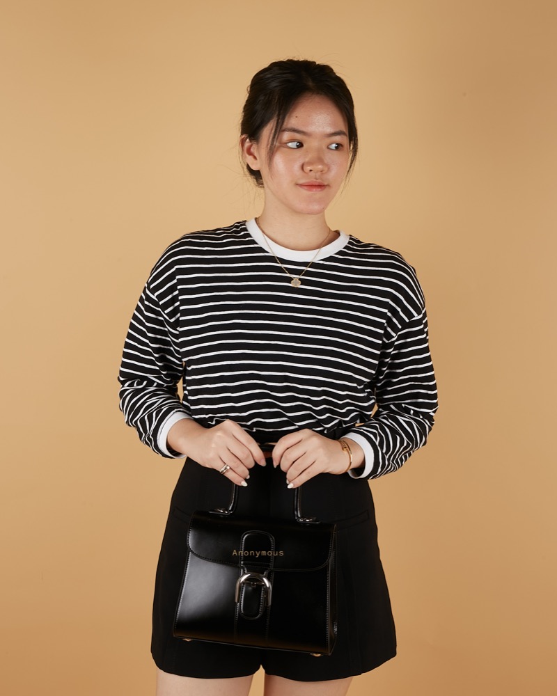 Anonymous Duma Top Handle Bag Box Leather No Brand (Tas Kulit)