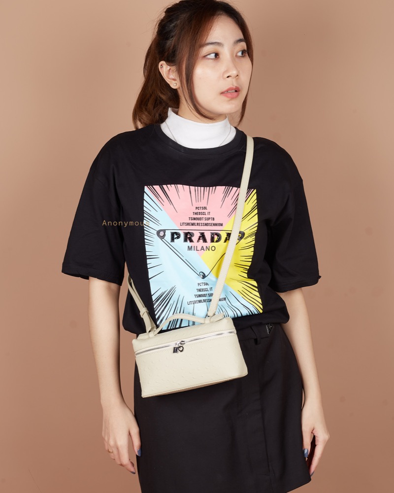 Anonymous Lola Bag L19 Ostrich No Brand (Tas Kulit)